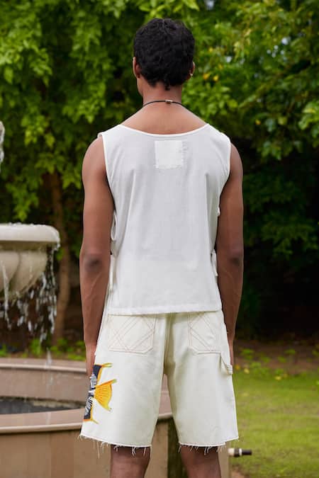 Triune Carpenter Patchwork Shorts 