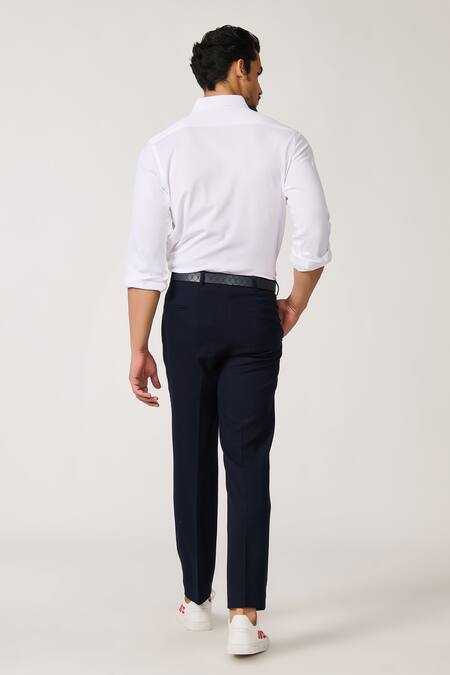 Shop S&N By Shantnu Nikhil Off White Patchwork Knitted Shirt at Aza Fashions Shop_S&N By Shantnu Nikhil_Off White Patchwork Knitted Shirt_at_Aza_Fashions