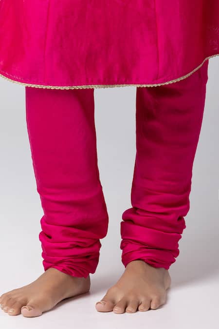 Pants And Pajamas Pink Silk, Chanderi Embroidery V-neck Floral Angarkha Anarkali Set at Aza Fashions Pants And Pajamas_Pink Silk, Chanderi Embroidery V-neck Floral Angarkha Anarkali Set _at_Aza_Fashions