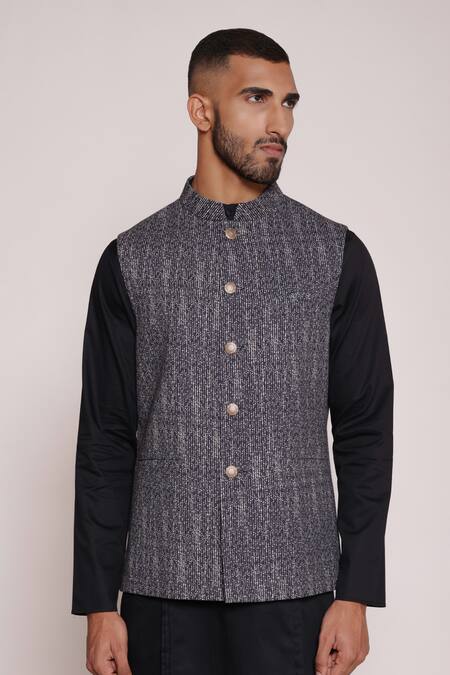 Shop_Lacquer Embassy_Black Bundi Cotton Twill Printed Abstract Set 