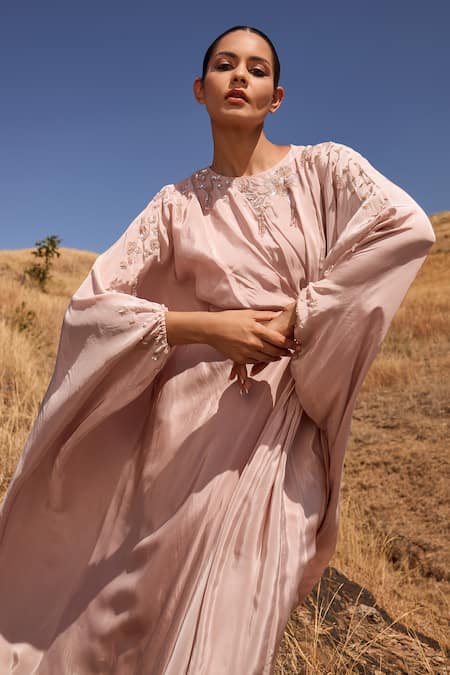 Islie By Priya Jain Sequin Border Embroidered Kaftan 