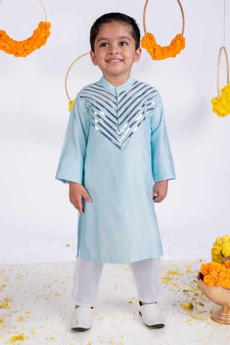 Toplove Wire Embroidered Kurta & Pyjama Set 