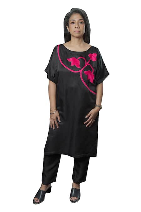 PRACHI KAMAT Fuljhadi Floral Motif Pattern Kurta With Pant 