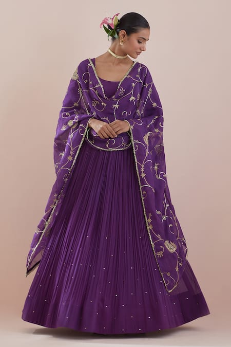 Ikshita Choudhary Sequin Work Anarkali With Dupatta 