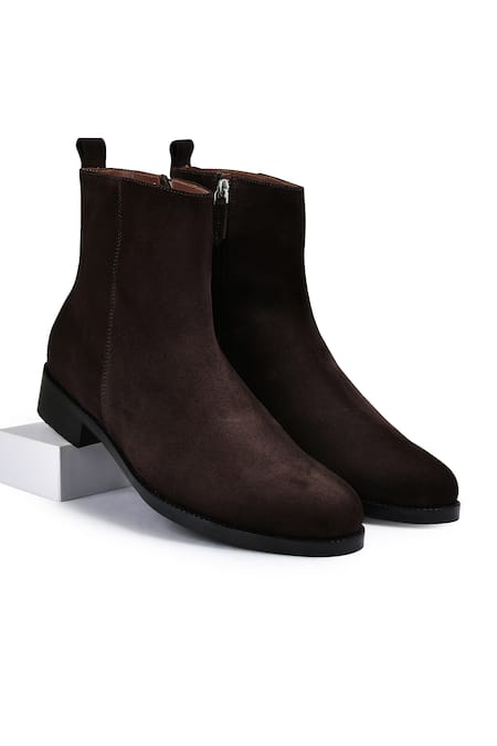 Wednesday Lifestyle Brown Lord Suede Leather Boots 