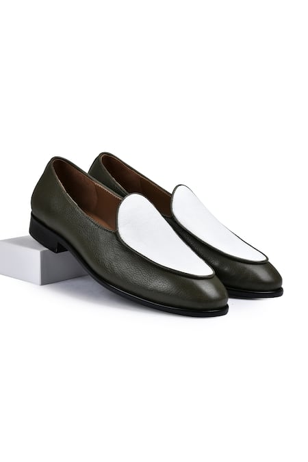 Wednesday Lifestyle New York Plain Contrast Patch Belgian Loafers 