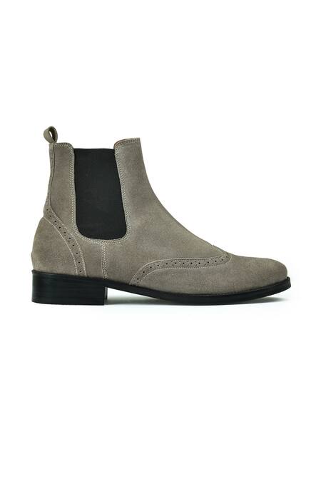 Wednesday Lifestyle Beige Wade Chelsea Boots Online at Aza Fashions Wednesday Lifestyle_Beige Wade Chelsea Boots _Online_at_Aza_Fashions