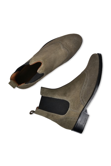 Wednesday Lifestyle Wade Suede Leather Chelsea Boots 