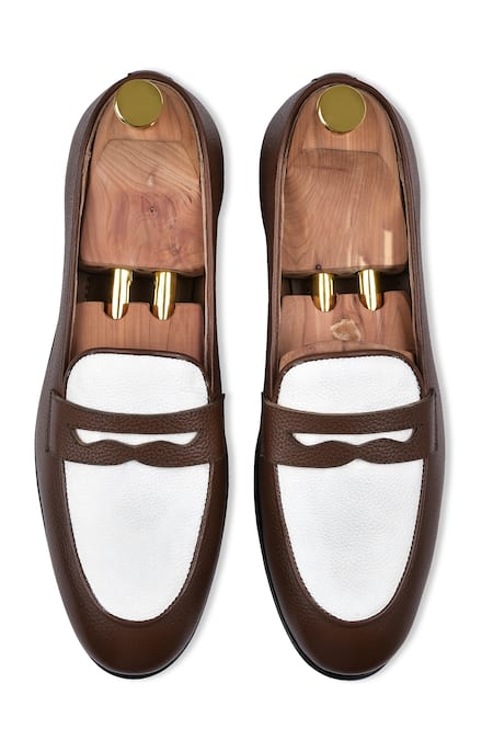 Wednesday Lifestyle Berlin Colour Block Penny Loafers 