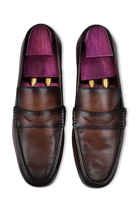 Wednesday Lifestyle Donald Leather Shaded Moccasins 