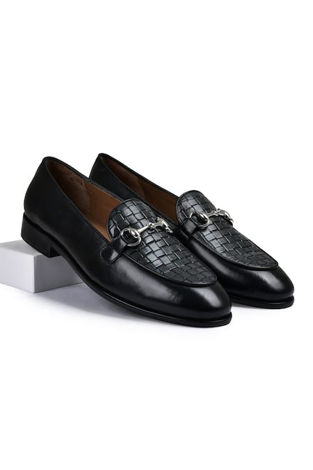 Wednesday Lifestyle Kalci Woven Vamp Loafers 