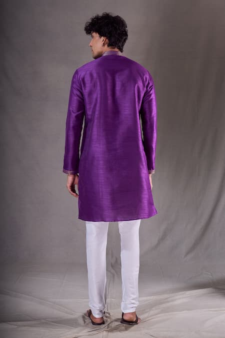 Arihant Rai Sinha Collar Embroidered Kurta Set 
