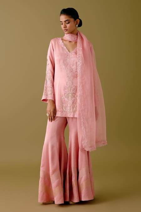 Devnaagri Dori Embroidered Kurta Set 