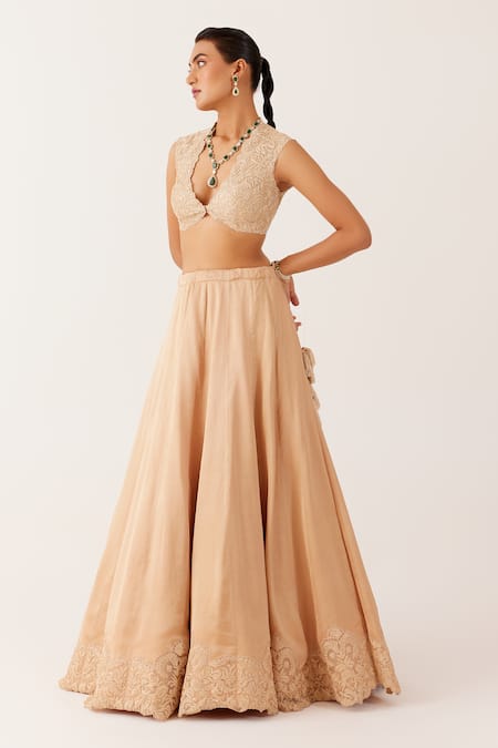 Devnaagri Florence Dori Embroidered Lehenga Set 
