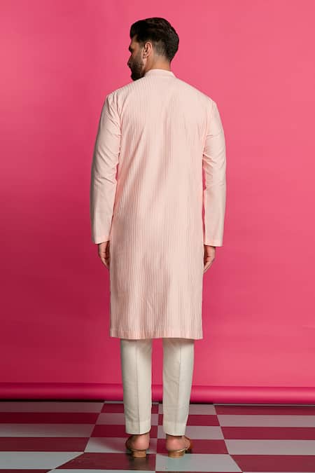 Priyanka Jain Pintuck Embroidered Kurta Set 