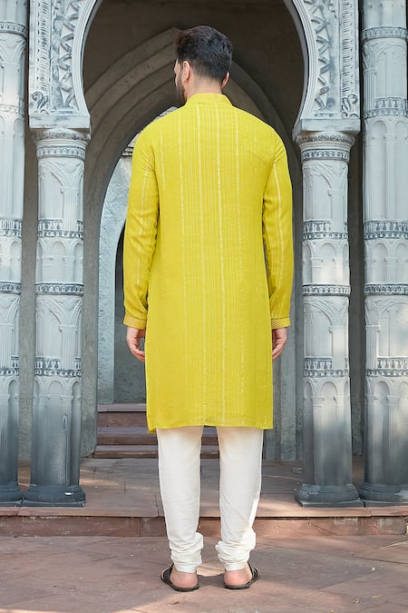 Priyanka Jain Zari Work Kurta & Churidar Set 