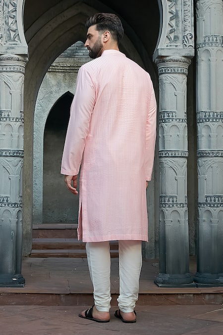 Priyanka Jain Cotton Silk Embroidered Kurta Set 