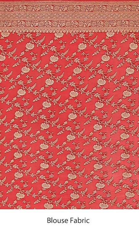 Naaritva India_Purple Handloom Paisley Grid Pallu Woven Banarasi Saree With Running Blouse _Online_at_Aza_Fashions