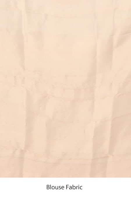 Shop_Naaritva India_Gold Tissue Banarasi Geometric Stripe Woven Saree With Running Blouse _Online_at_Aza_Fashions