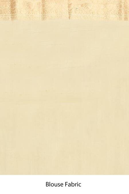 Shop_Naaritva India_Yellow Tissue Embroidery Colorblock Woven Banarasi Saree With Running Blouse _Online_at_Aza_Fashions