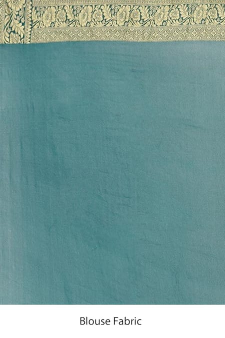 Buy_Naaritva India_Purple Handloom Cotton Floral Handwoven Banarasi Saree With Running Blouse _Online_at_Aza_Fashions