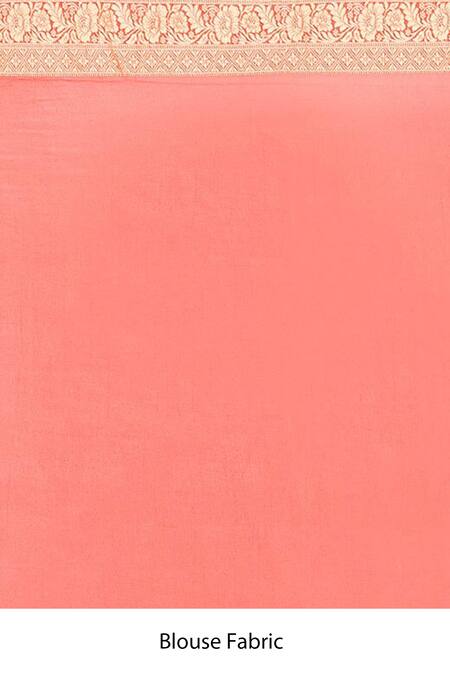 Shop_Naaritva India_Blue Handloom Cotton Geometric Pattern Woven Banarasi Saree With Running Blouse _Online_at_Aza_Fashions