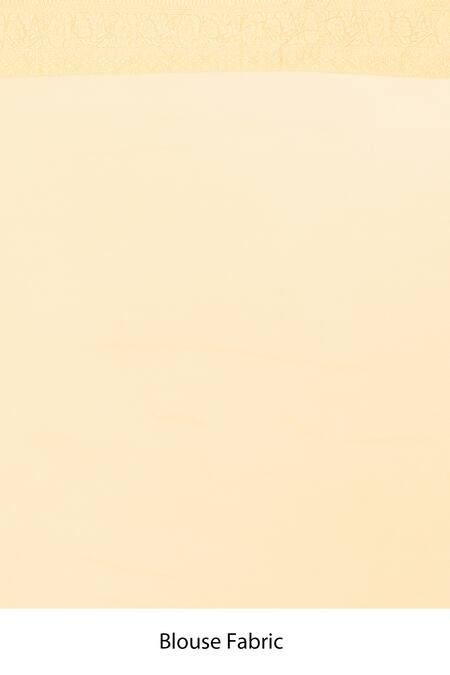 Naaritva India_Yellow Handloom Geometric Pattern Woven Banarasi Saree With Running Blouse _Online_at_Aza_Fashions