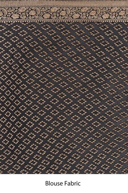 Buy Naaritva India Yellow Crepe Paisley Detailed Pallu Banarasi Saree With Running Blouse Online at Aza Fashions Buy_Naaritva India_Yellow Crepe Paisley Detailed Pallu Banarasi Saree With Running Blouse _Online_at_Aza_Fashions