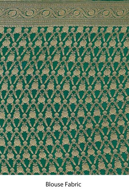 Buy_Naaritva India_Black Crepe Embroidery Hand Woven Banarasi Saree With Running Blouse _Online_at_Aza_Fashions