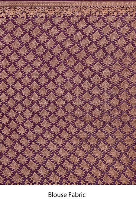 Buy Naaritva India Pink Crepe Zari Floret Butti Detailed Banarasi Saree With Running Blouse Online at Aza Fashions Buy_Naaritva India_Pink Crepe Zari Floret Butti Detailed Banarasi Saree With Running Blouse _Online_at_Aza_Fashions