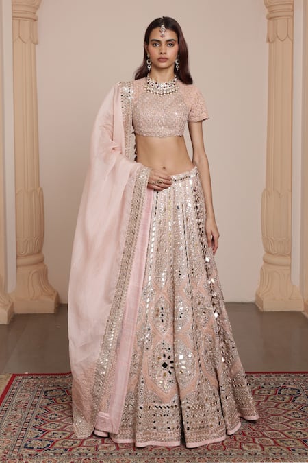 Arpita Mehta Gul Mirror Embroidered Lehenga Set 