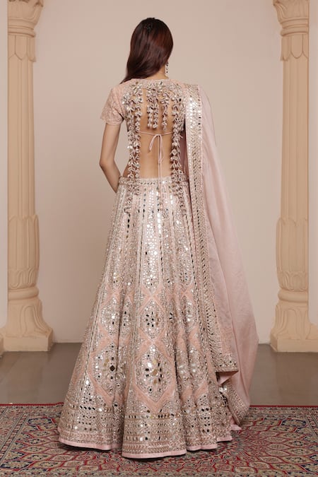 Arpita Mehta Gul Mirror Embroidered Lehenga Set 