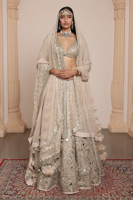 Arpita Mehta Paisley Embroidered Bridal Lehenga Set 