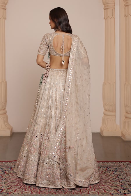 Arpita Mehta Threadwork Embroidered Bridal Lehenga Set 