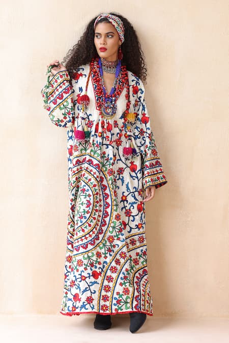 Payal Jain Farida Floral Print Kaftan 