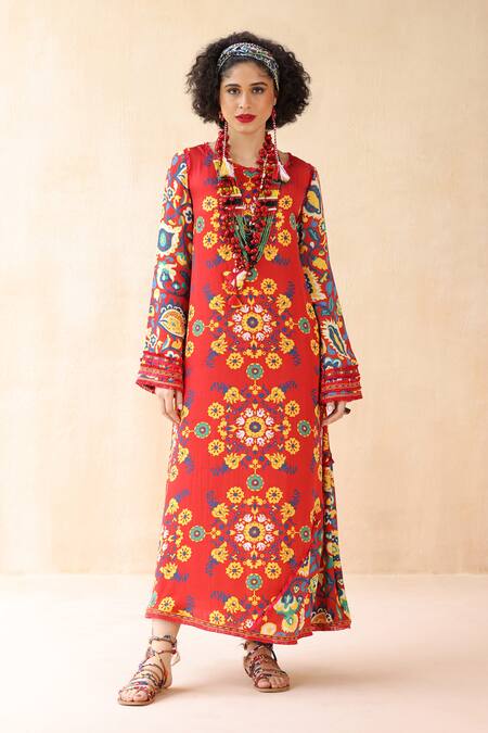 Payal Jain Uzma Floral Print Dress 