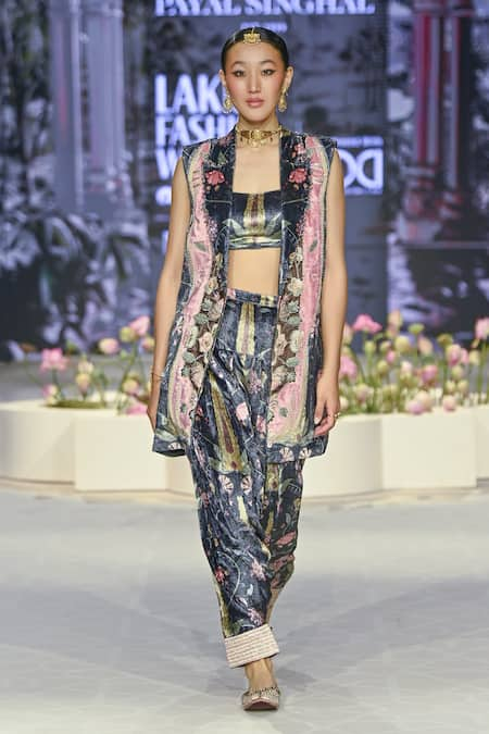 Payal Singhal Bushra Printed Dhoti Jacket Set 