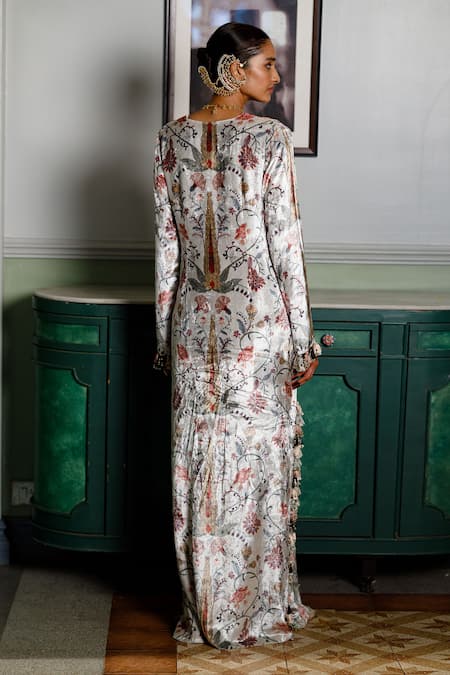 Payal Singhal Mehuish Forest Wisper Print Kaftan 