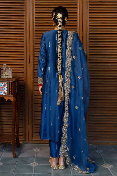 Payal Singhal Ruksaan Embroidered A-Line Kurta Set 