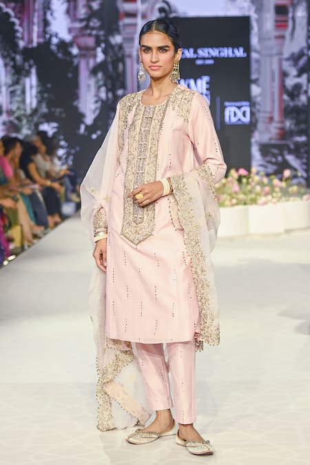 Payal Singhal Ruksaan Embroidered A-Line Kurta Pant Set 