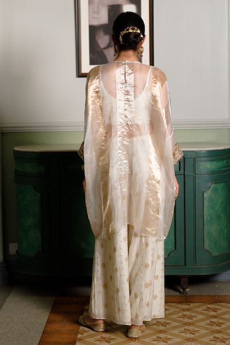 Payal Singhal Parhez Embroidered Tunic With Palazzo 