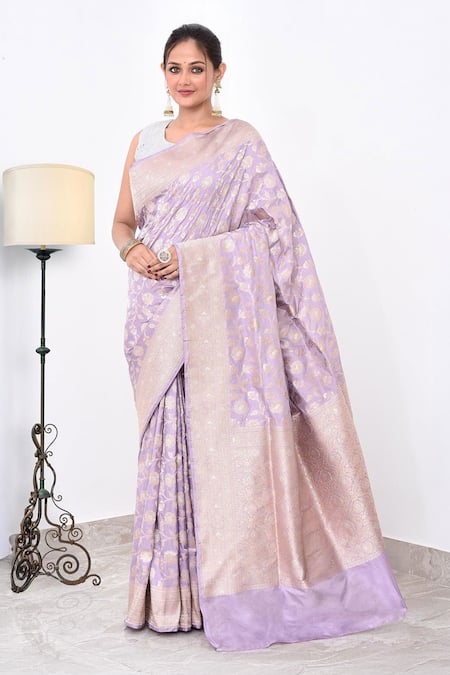 Naaritva India Alafi Jall Saree With Running Blouse 