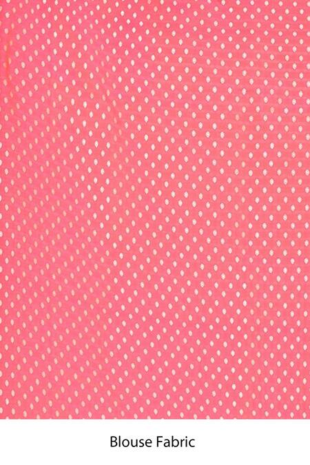 Shop Naaritva India Pink Silk Embroidery Crest Fleur Jaal Woven Banarasi Saree With Running Blouse Online at Aza Fashions Shop_Naaritva India_Pink Silk Embroidery Crest Fleur Jaal Woven Banarasi Saree With Running Blouse _Online_at_Aza_Fashions