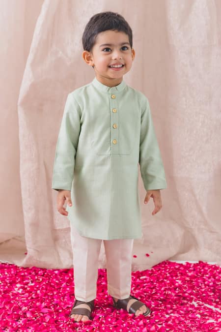 Tiber Taber Classic Cool Kurta With Pyjama 