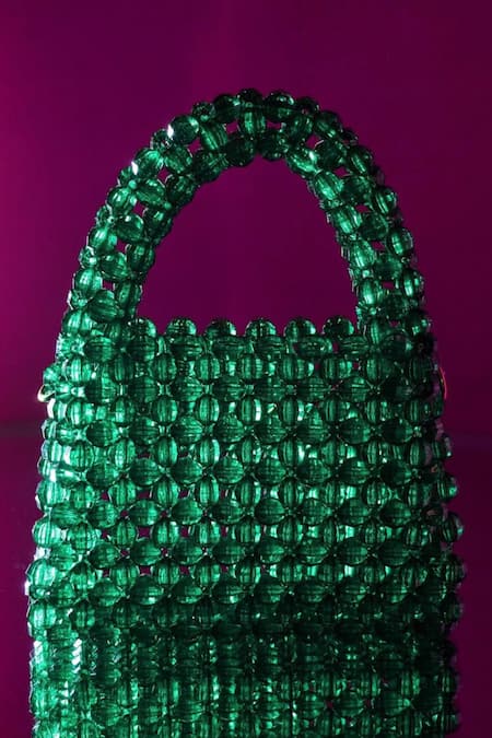 HOUSE OF EKARA Beaded Textured Bag 