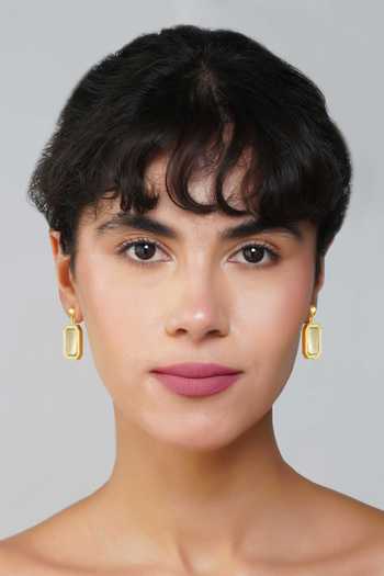 ZARIIN_White Pearls Revitalise Mother Of Earrings_at_Aza_Fashions