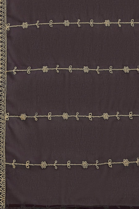 Buy_Aham-Vayam_Purple Georgette, Silk Sequins, Zari, Embroidery Khoobsurat Thread Kurta Set 