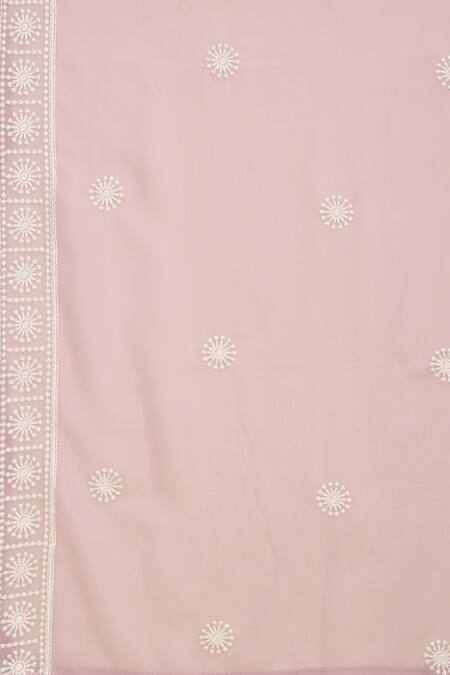 Buy Aham-Vayam Pink Georgette, Silk Mirrors, Embroidery Suhana Checkered Kurta Sharara Set Buy_Aham-Vayam_Pink Georgette, Silk Mirrors, Embroidery Suhana Checkered Kurta Sharara Set