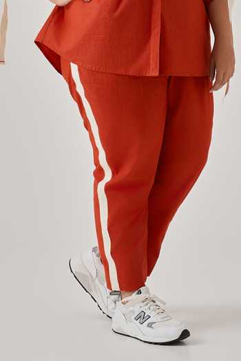 Buy Neetiandmudita Orange Cotton Embellished Twill Tape Collar Cupid Heart Shirt With Pant Online at Aza Fashions Buy_Neetiandmudita_Orange Cotton Embellished Twill Tape Collar Cupid Heart Shirt With Pant _Online_at_Aza_Fashions
