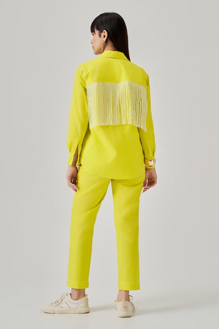 Neetiandmudita Fridge Embroidered Shirt With Pant 